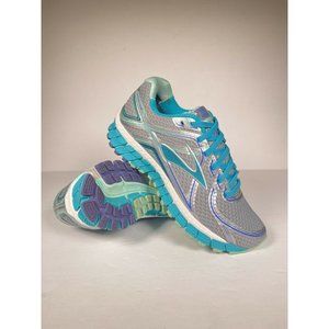 Brooks Adrenaline GTS 16 Women's Running Shoes Teal Silver Blue Size 6 D wide